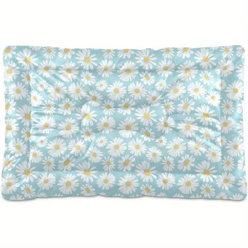 Blomster mønster sovematte hundeseng