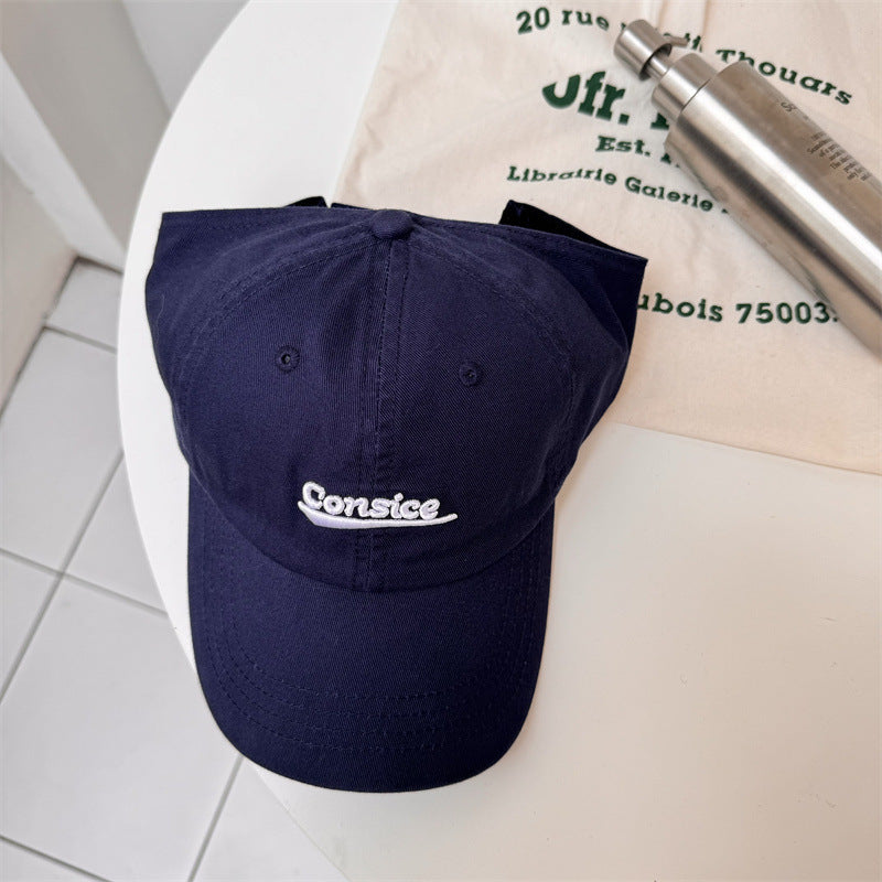 Unisex Casual Brodert Bomull Caps Skanto