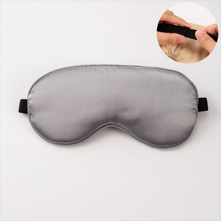 Unisex nano ergonomisk sovemaske med justerbart elastisk bånd og myk satinoverflate Skanto
