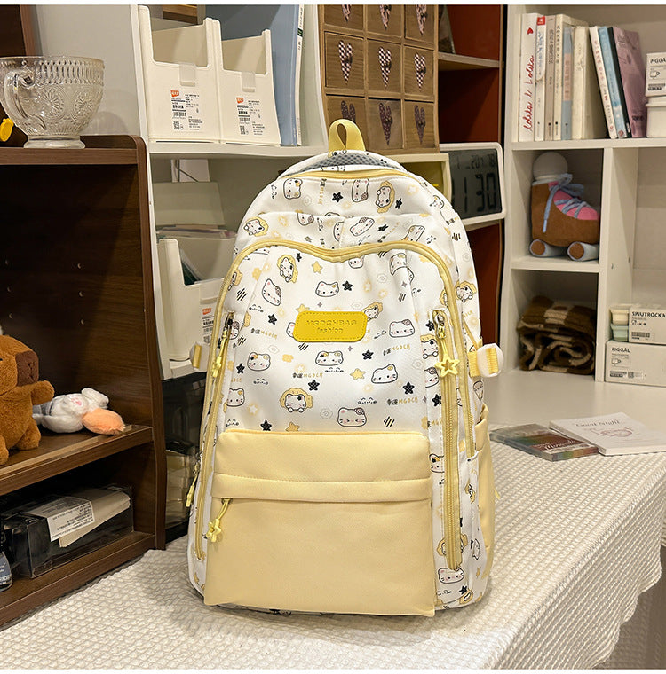 Søt karakter-tema skole ryggsekk