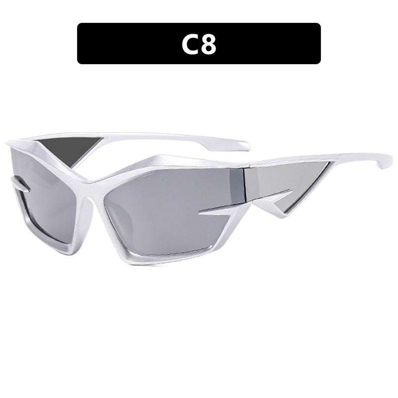 Damer futuristisk Sport-solbrille Skanto