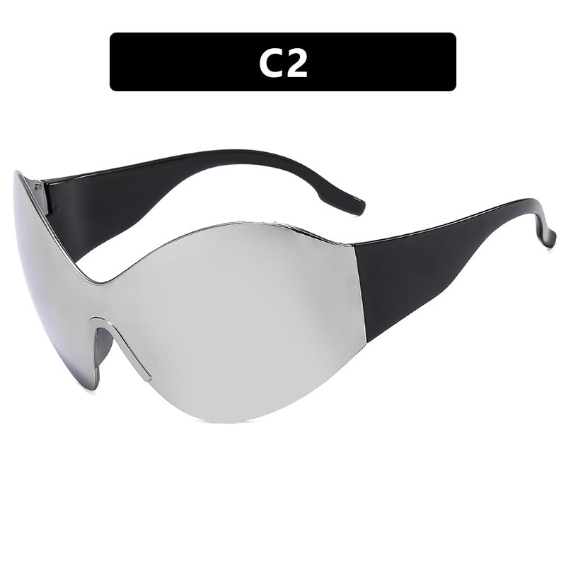Dame futuristisk solbrille Skanto