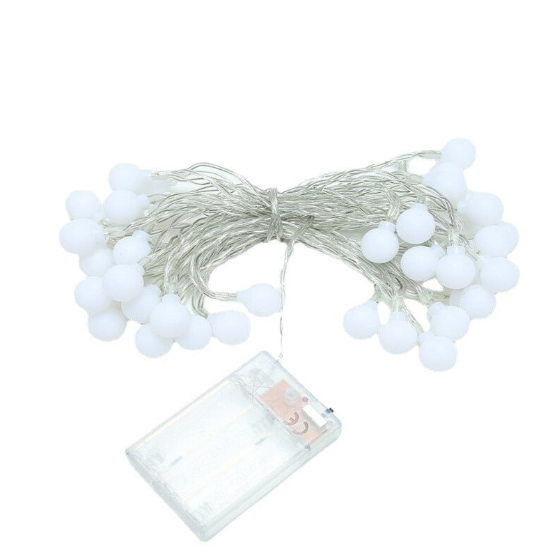 Decorative Outdoor LED Star and Globe String Lights Weather-Resistant Versatile Hanging Garland Skanto