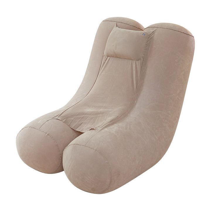 Kvinne Ergonomisk Oppblåsbar Relax Lounger med Hodepute Skanto