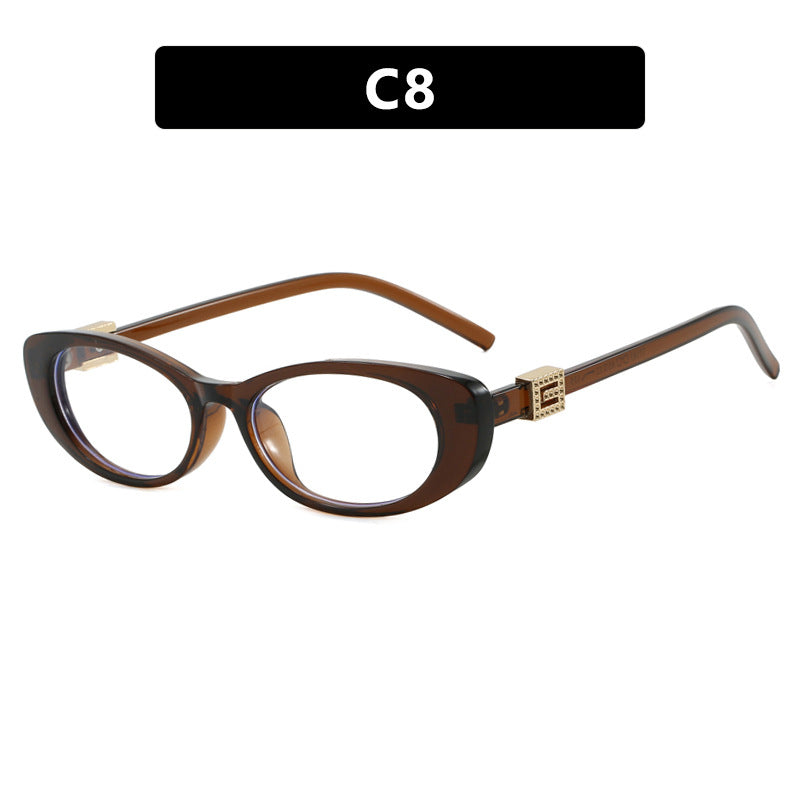 Dame elegant Cat-Eye solbriller med fine aksenter Skanto