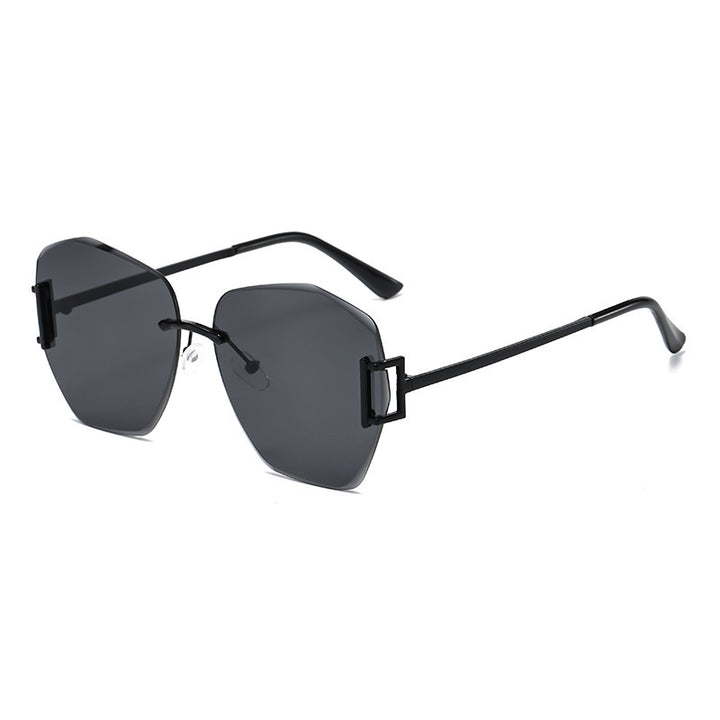 Dame futuristisk kvadrat solbrille Skanto