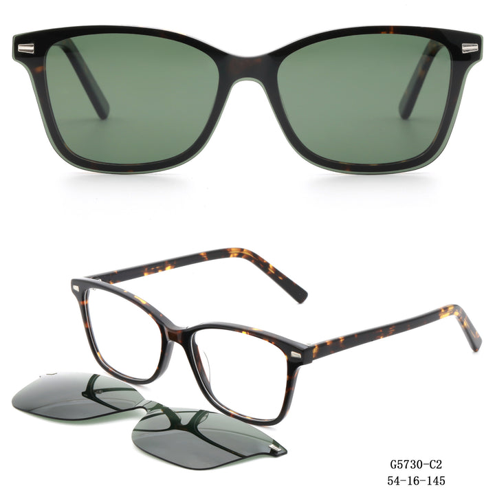 Dame solbrille i moteriktig dual-design Skanto
