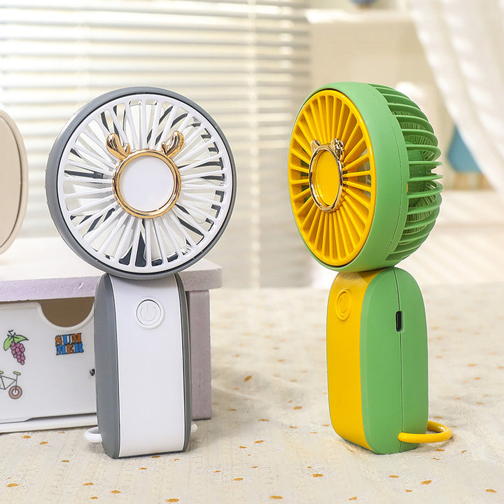 Dame Bærbar Mini-Ventilator i lekent design Skanto