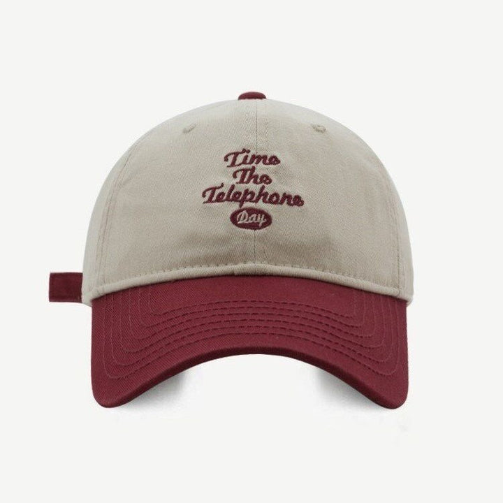 Herrejusterbar brodert caps Skanto