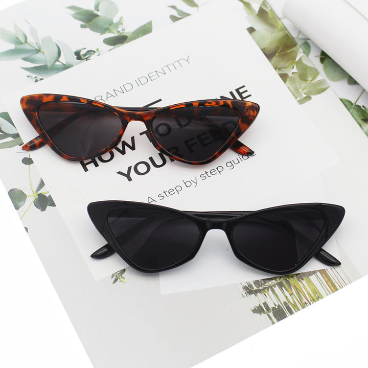 Dame Cat-Eye solbriller med nøye designet ramme Skanto