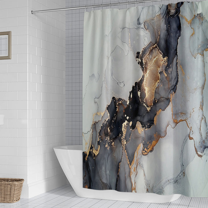 Kunstnerisk Marmor Design Dusjforheng Skanto