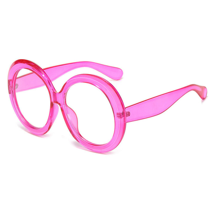 Dame oversized moteriktig solbrille med elegant design Skanto