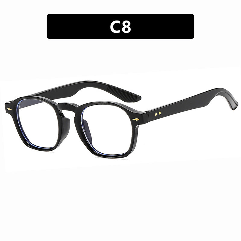Dame moteriktig rektangulær brille med transparent ramme Skanto