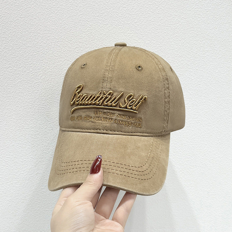 Kvinne Trendy Brodert Caps Skanto