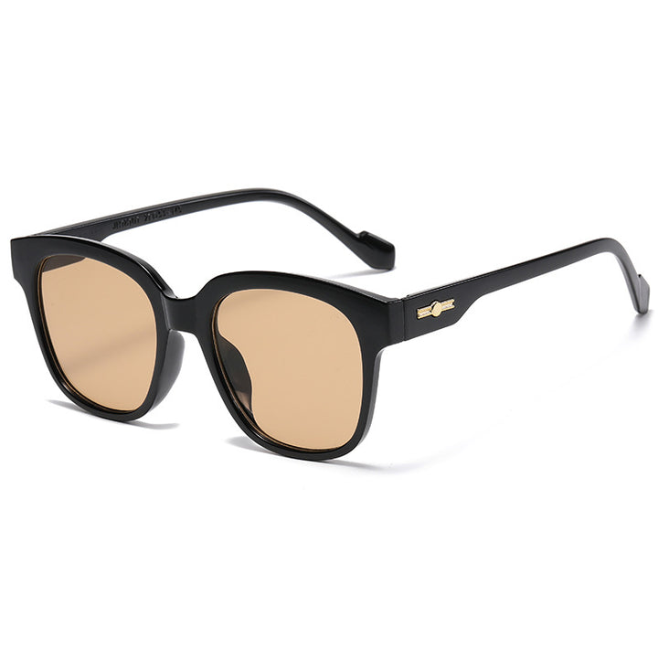 Dame Kvadratisk solbrille i elegant skilpadde-design Skanto