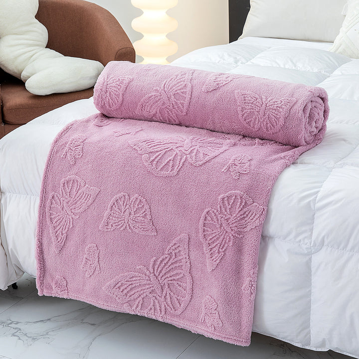 Dame Cozy blandingsvevde teppe Skanto
