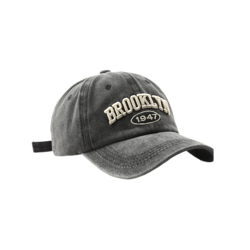 Men's Distressed Cotton Dad Cap Skanto