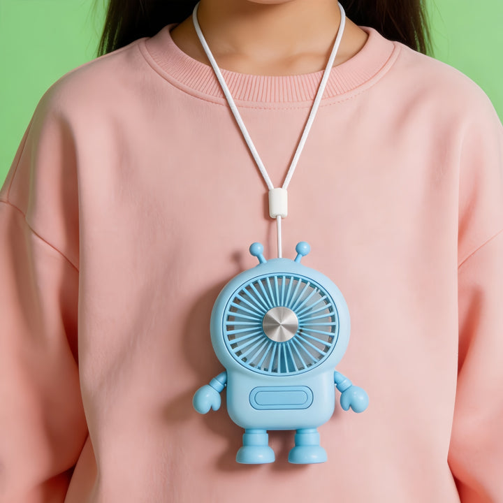 Damer Bærbar Robot-vifte med USB-ladingsfunksjon og fleksibelt design Skanto