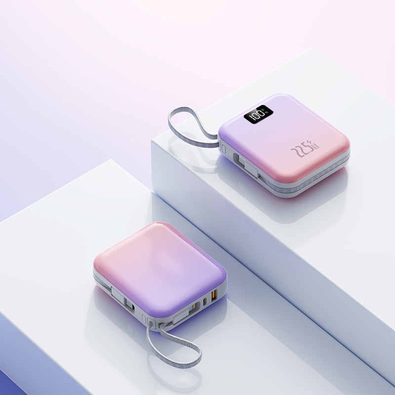 Bærbar powerbank med digital skjerm Skanto