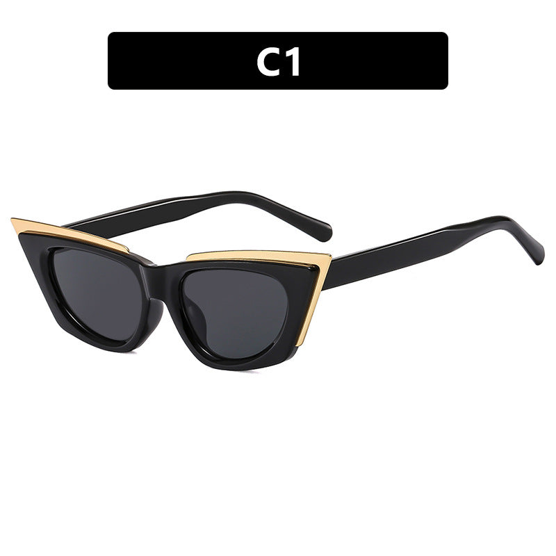 Damer ekstravagant Cat-Eye solbrille Skanto