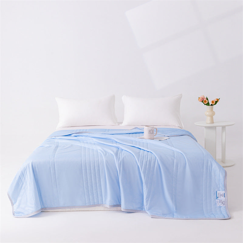 Cooling Ice Silk Summer Blanket – Lightweight, Washable, Soft Quilt for Babies & Adults | Skanto