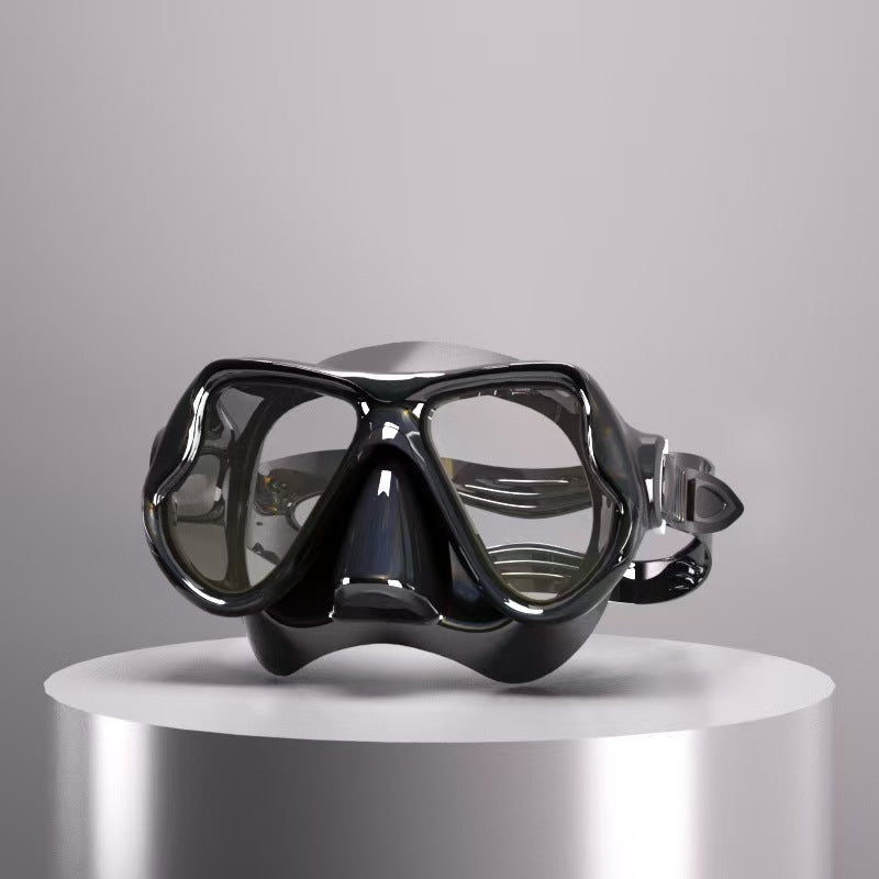 Tauchmaske med ergonomisk design og et fleksibelt snorkel Skanto
