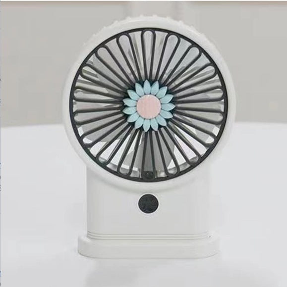 Damen tragbarer Ventilator mit kreativem Blumenmotiv Skanto