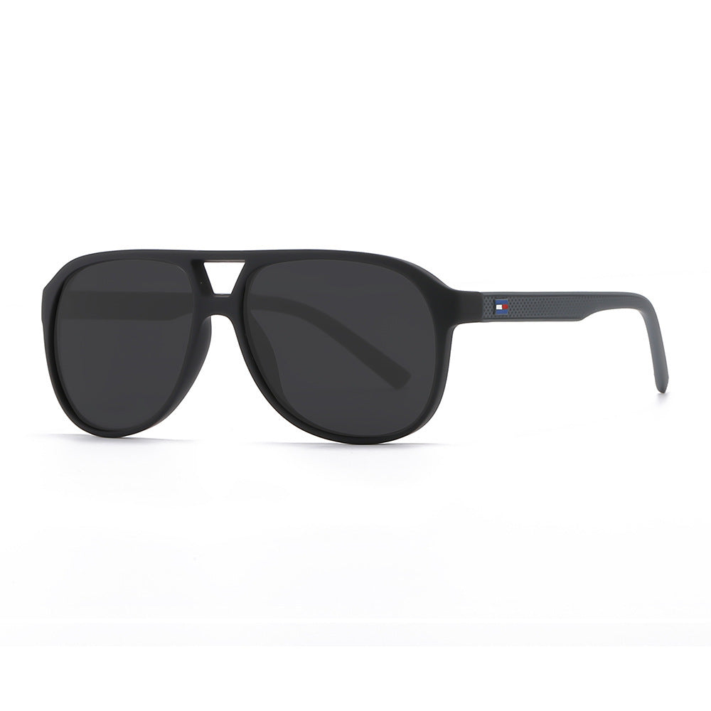 Herre Sleek Oversized Shield Solbriller Skanto