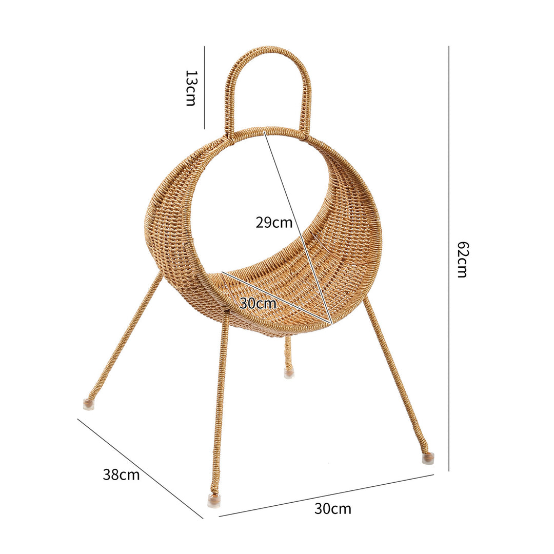 Unisex-designkurv med buet form og ergonomisk bærehåndtak Skanto