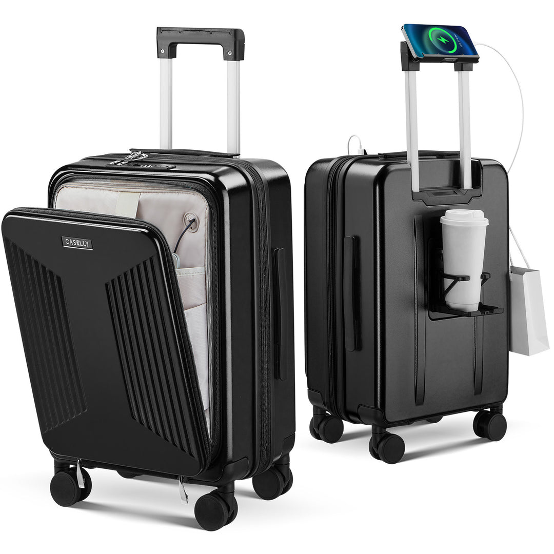 Unisex Smart Charging Hard Shell Trolley Bagasje Skanto