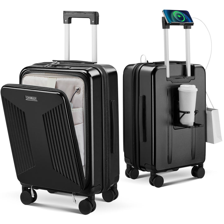 Unisex Smart Charging Hard Shell Trolley Bagasje Skanto