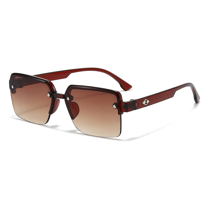 Dame moteriktig kvadratisk solbrille med polariserende glass Skanto