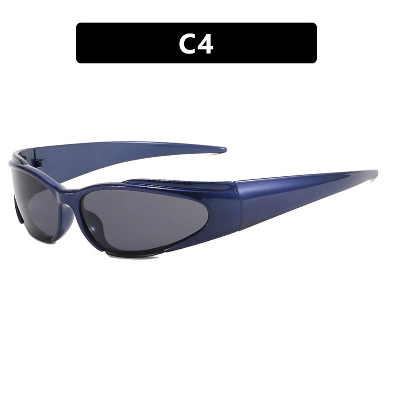 Dame Sporty UV-beskyttende solbrille med aerodynamisk design Skanto