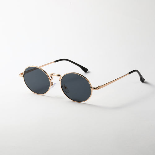 Dame rund fashionable solbriller Skanto