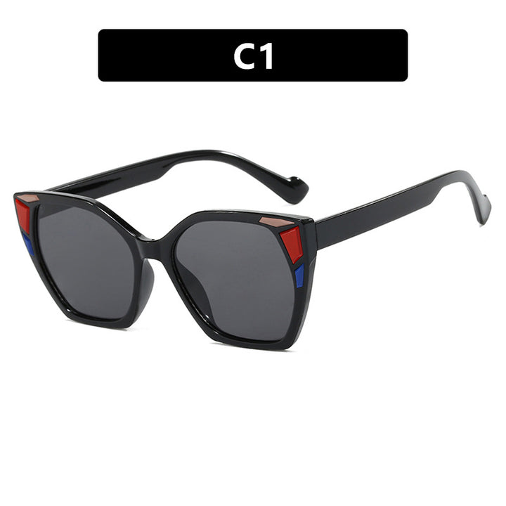 Dame moteriktig geometrisk designerbrille Skanto