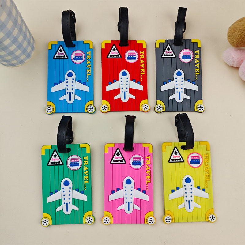 Unisex bagasjetag med morsomt flydesign Skanto