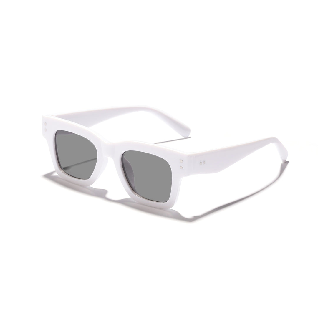 Dame trendy kvadratisk solbriller i urban stil Skanto