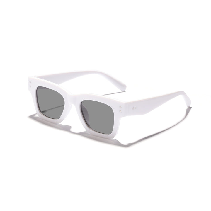 Dame trendy kvadratisk solbriller i urban stil Skanto