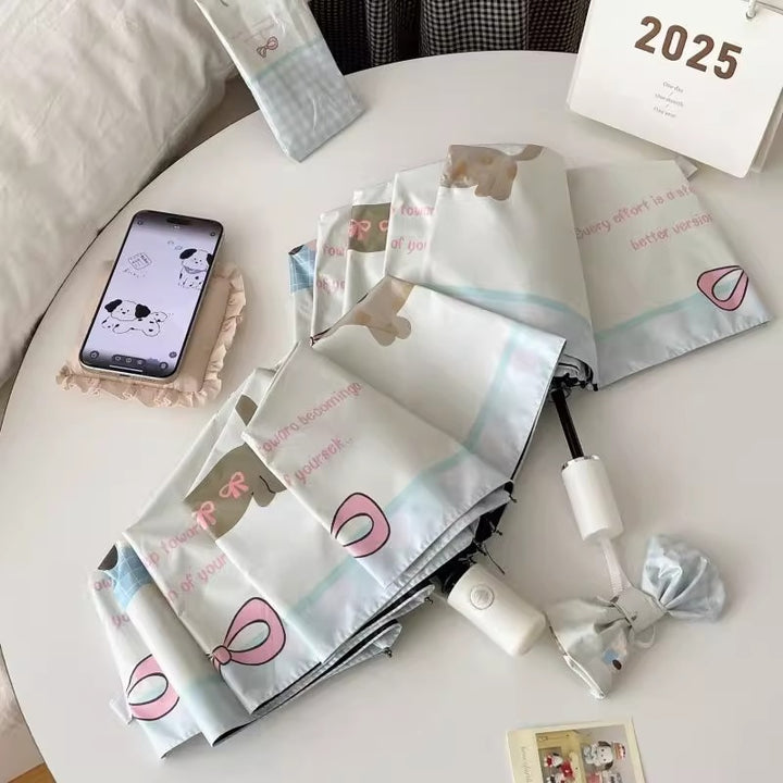Damer kompakt paraply i kreativt design Skanto