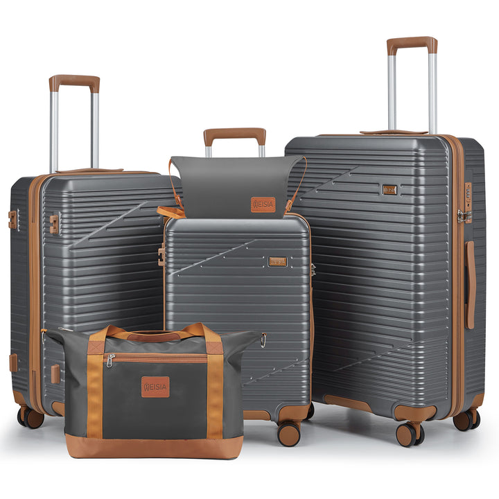 Unisex Multi-Funksjonell Hard Shell Spinner Koffert Skanto