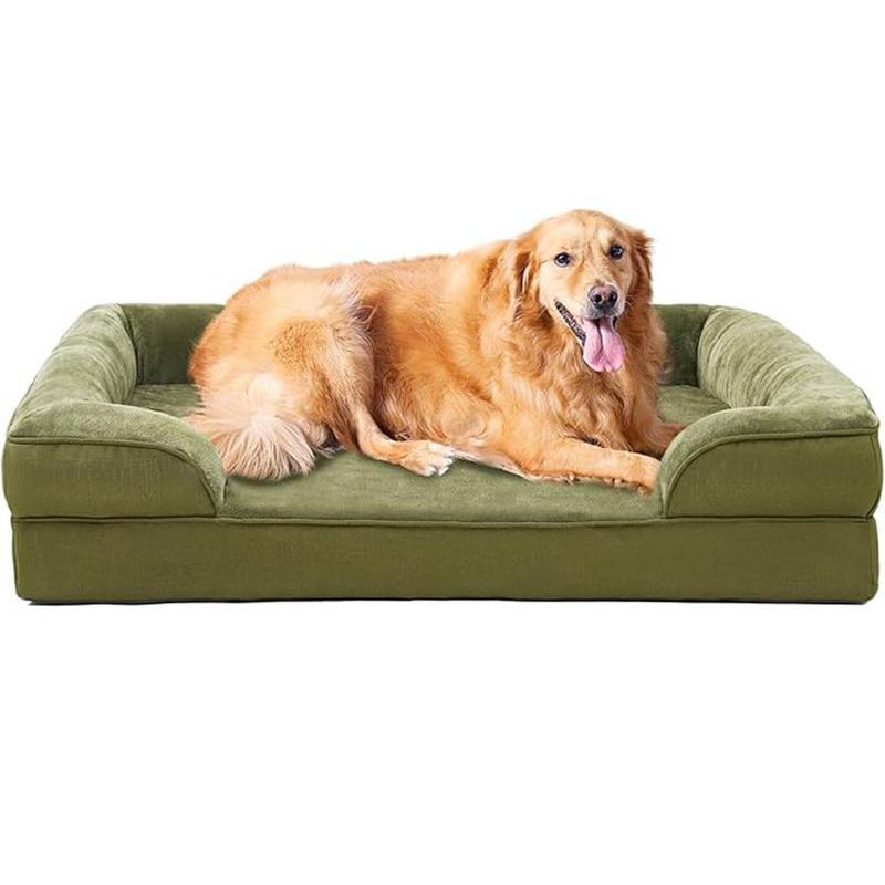 Ortopedisk støttende hundeseng