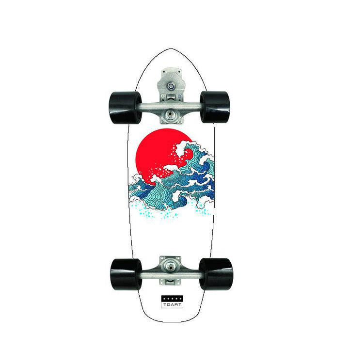 Retro-inspirert mini cruiser skateboard Skanto
