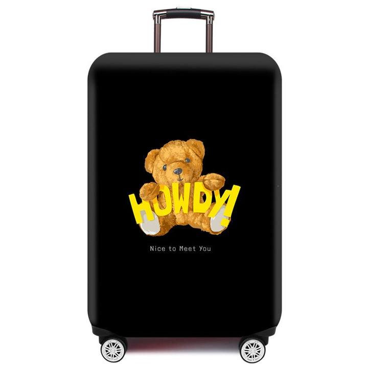 Cartoon Bear Design Hard Shell Luggage Skanto