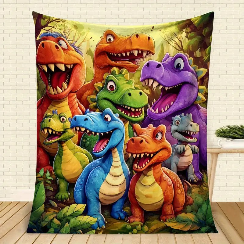 Dinosaurveggteppe Skanto