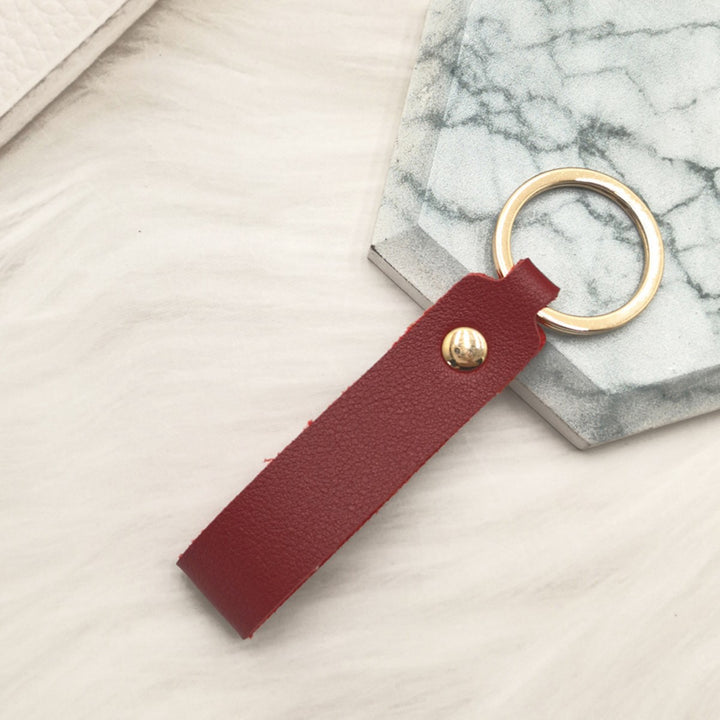 Unisex nøkkelring med elegant kunstskinndesign Skanto