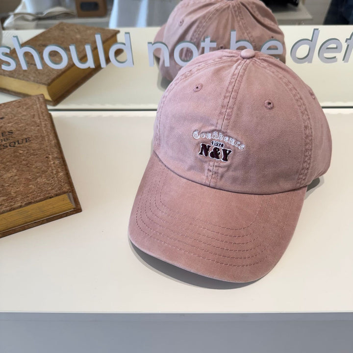 Kvinnebrodert bomull baseballcap Skanto