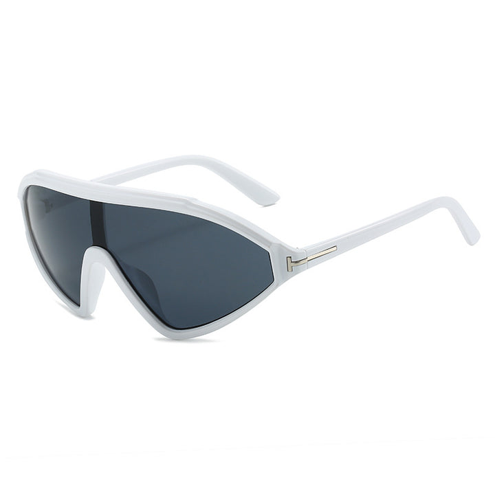 Dame sporty solbriller med ergonomisk full rammedesign Skanto