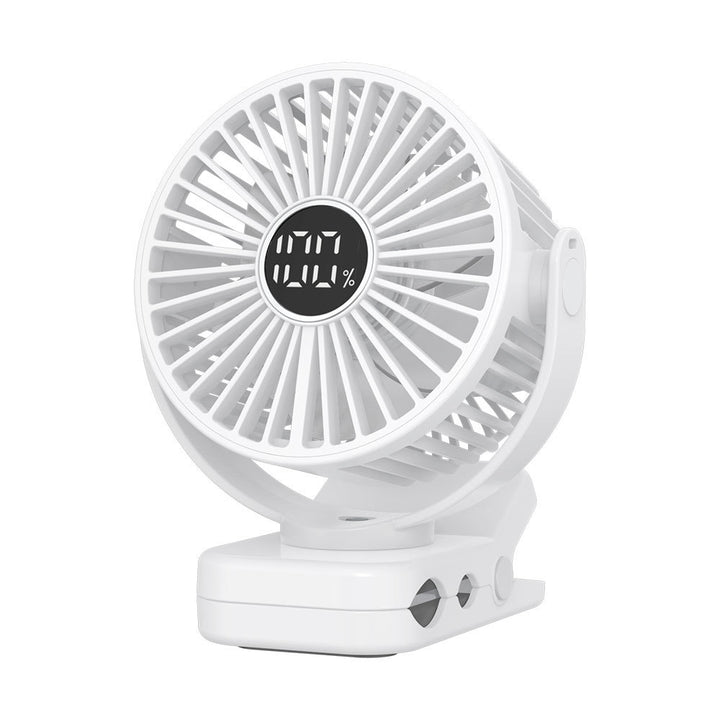 Unisex Smart Temperature Control Clip-On Fan Skanto