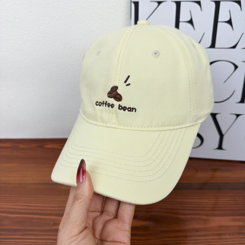 Kvinne Brodert Kaffe Bønne Baseball Cap Skanto