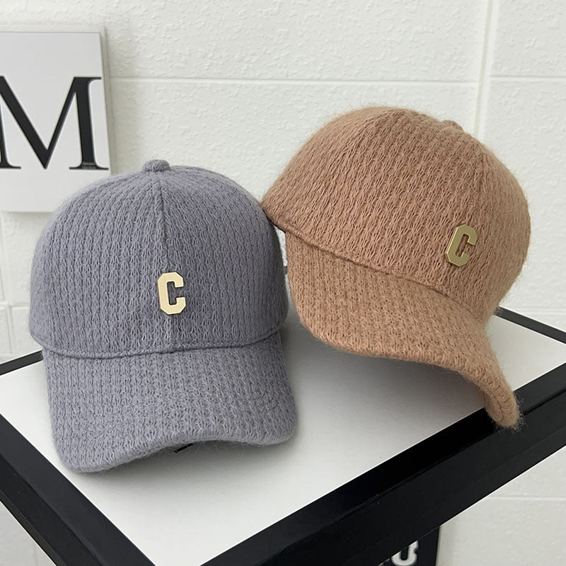 Kvinnenes Koselige Strikkede Baseballcaps Skanto
